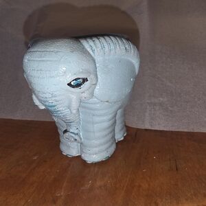 Elephant Extra Small Planter Knick Knack Reinforced Plaster